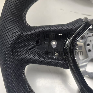 Volante de Cuero Perforado de Fibra de Carbono de Alta Calidad, Nuevo Producto para Infiniti Q50 - Product Image 6