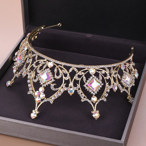 Nouveau Design vente chaude cristal couronne princesse anniversaire couronne <span class=keywords><strong>mariage</strong></span> <span class=keywords><strong>diadème</strong></span> fête <span class=keywords><strong>de</strong></span> <span class=keywords><strong>mariage</strong></span> cheveux accessoires - Product Image 3