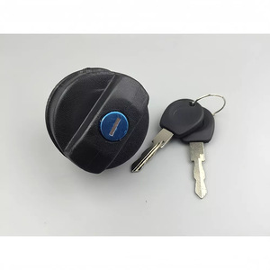 Bouchon de réservoir de carburant avec serrure, compatible avec Audi VW Volvo, couvercle de réservoir d'essence 191201551A 9142606. - Product Image 4