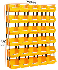 صناديق تخزين منظم المبيعات الساخنة ، صندوق ، نظام تخزين أدوات المرآب للبراغي والمكسرات والمسامير والأظافر والألعاب وقطع غيار الأجهزة الصغيرة - Product Image 3