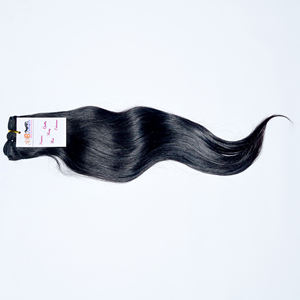 Extensiones de cabello humano 100% Remy, cabello virgen indio sin procesar de alta calidad, doble trama, gran Stock - Product Image 1