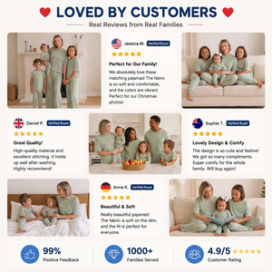 20 Años de Experiencia OEM ODM, Pijamas Familiares con Estampado Completo a Cuadros Verde Salvia, Ropa de Dormir de Bambú Modal para Mamá, Niño y Bebé, Personalización Gratuita - Product Image 4