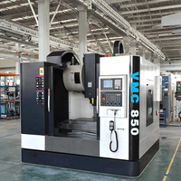 Nouveau centre d'usinage vertical CNC 5 axes VMC850 de Chine, broche simple BT40, contrôleur automatique Mitsubishi, contrôleur Fanuc