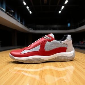 <span class=keywords><strong>Sneakers</strong></span> Casual Unisex in <span class=keywords><strong>Vera</strong></span> <span class=keywords><strong>Pelle</strong></span> Traspirante con Lacci e Suola Rialzata, Stile Europeo, Colore Invernale - Product Image 2