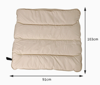 Chaise d'extérieur légère et durable, rembourrée en coton, dossier bas réglable, siège inclinable épaissi, pliable pour Oxford
