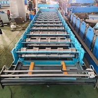Bolivie populaire entièrement automatique Aluzinc Gi PPGI profilé en acier en aluminium 840 trapézoïdal IBR feuille rouleau formant la Machine
