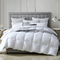 Couette en duvet de canard super king size, légère et moelleuse, ensemble de literie pour hôtel 5 étoiles et complexe hôtelier