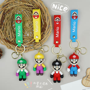 キーホルダーペンダント（ギフト）小型スクールドール<span class=keywords><strong>PVC</strong></span>ゴム素材軽量ユニバーサルサイズプラスチックゴムバッグチャーム - Product Image 4