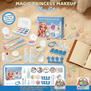 Ensemble de maquillage de princesse magique, ensemble de cosmétiques en plastique pour filles de 5 à 7 ans, coffret cadeau d'anniversaire - Product Image 5