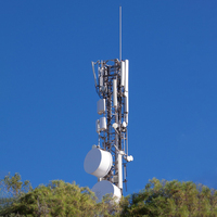 Tour de télécommunication galvanisée de 35 m, antenne de communication GSM, tour Wi-Fi en acier