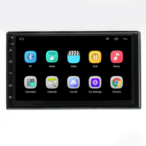 7 inch <span class=keywords><strong>Android</strong></span> 2 DIN Car đa phương tiện Player phổ GPS Stereo đài phát thanh AUX BT Bảng điều khiển âm thanh - Product Image 1