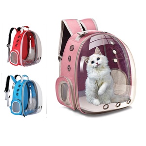 Mochila Transpirable para Mascotas con Logotipo Personalizado, Bolsa de Transporte para Gatos y Perros, Diseño de Astronauta, Cápsula Espacial Transparente - Product Image 1