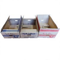 Boîtes en carton ondulé robustes et écologiques de 5 kg pour fruits et légumes, avec doublure en éponge, pour la vente en gros