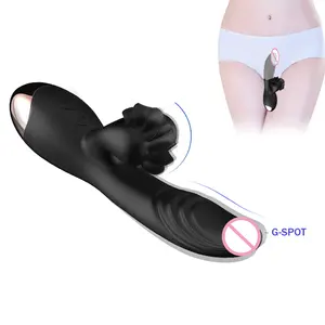 Neueste leistungs starke Kaninchen Dildo Clit rotierende USB-Ladegerät Dildo vibrierenden Stimulator für Frau Schub Sexspielzeug Erwachsenen Sexspielzeug