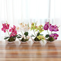 S205 Hoogwaardige decoratieve kunstmatige orchideeën met pot - Kerst & Halloween NIEUWE AANKOMSTEN
