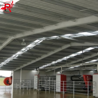 Bâtiment d'entrepôt métallique préfabriqué certifié ASTM, solution de stockage industrielle sur mesure avec structure en acier, durée de vie 15-25 ans