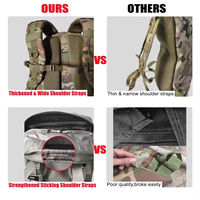 Sac à Dos Tactique Personnalisé 45 L Robuste et Étanche pour Hommes, en Tissu Oxford pour la Randonnée
