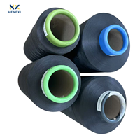 Filament texturé DTY teint en fil, 100 % polyester haute ténacité 75d/100d/150d/200d, marque HENGXI, vente en gros d'usine