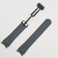 Bracelet de montre en silicone à fermoir magnétique pliable pour Galaxy Watch 7/6/5 Pro/4 FE, adapté à une utilisation sportive, en provenance de Chine