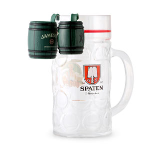 زجاج نبيذ منزلي شفاف عالي الجودة بشعار مخصص زجاجات نبيذ أحمر بجذع طويل زجاجات جوبليت للشامبانيا - Product Image 1