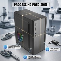 Micro ATX Office Computer Case Mid Tower Computer Cases & Towers Office Work Station Desktop PC Case for PC Part