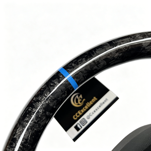 Volante de Fibra de Carbono Forjado Personalizado CCExcellent con Alcántara para Seat Leon <span class=keywords><strong>Cupra</strong></span> ST MK3 Ibiza Toledo Ateca Arona Alhambra - Product Image 3