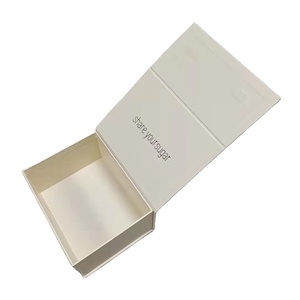 Caja de Regalo Magnética Plegable Pequeña Blanca con Tapa Abatible en Forma de Libro, Ecológica y de Lujo de HENGXING - Product Image 5