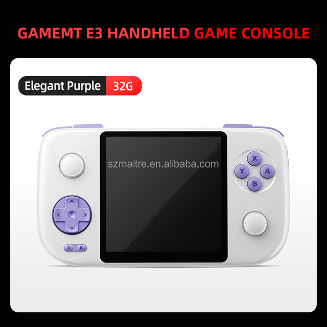 S Classic GAME MET E3 Vigor Handheld Game Console 3.95'' HD Video Game Machine Arcade 5000mAh Portable Mini Game Player for Kids