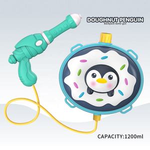 1200ml große Kapazität niedlichen Rucksack Wasser pistole Spielzeug Sommer Kinder Pumpe Wasser pistole Wassers prüh pistole Spielzeug mit Rucksack Tank - Product Image 3