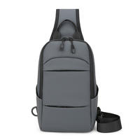 Sac à dos vintage grande capacité, en nylon imperméable avec fermeture éclair, sangle de poitrine réglable, bretelles respirantes, idéal pour l'été