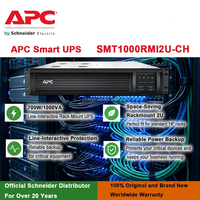 Schneider APC SMT1000RMI2U-CH Onduleur intelligent monophasé 1000VA/700W 2U en rack avec batterie au plomb-acide pour mini-servers et hubs réseau