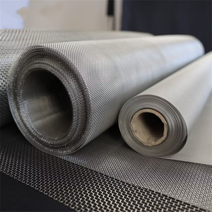 ตาข่ายลวดสแตนเลสแบบกำหนดเอง 304 316 ผ้ากรองแบบทอธรรมดา พร้อมบริการเชื่อมและตัด - Product Image 2