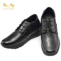 Chaussures habillées pour hommes à talon compensé de 7 cm, style Oxford en cuir de vache, à bout rond, pour le bureau et les occasions formelles ou décontractées – Nouvelle collection en ligne, offre spéciale
