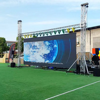 Pantalla de Píxeles LED para DJ de 4m x 3m P2.6 P3.9 para Exteriores a Prueba de Agua, Panel de Pared de Video LED de Alquiler para Fondos de Boda