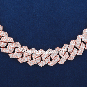 Collier cubain pour homme 16 mm en argent 925 avec diamants Moissanite VVS, chaîne de luxe, cadeau de mariage, bijoux Hip Hop - Product Image 3