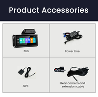 Caméra embarquée intelligente 4G 4K avec caméra avant et arrière 1K, ADAS, BSD, suivi GPS et moniteur de stationnement