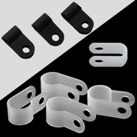 1/8 R type serre-câble en plastique métal vis pinces à câble nylon épaississement pour la fixation des fils