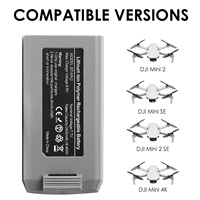 Pengganti Drone DJI Mini 2, DJI Mini 2 SE kapasitas tinggi 2400mAh-7.7V, DJI Mini 4K, DJI Mini SE