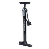 Pompe à air pour vélo efficace 120psi Base pliable Pompe à air manuelle portable pour vélo