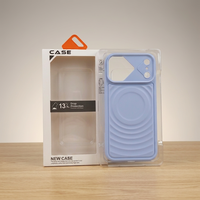 Étui de téléphone de luxe à motif ondulé avec boîte pour iPhone 18 Pro Max, coque de téléphone portable souple en TPU pour iPhone 17 16 15 et Samsung