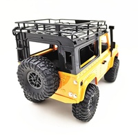 Coche RC Mn-90 1/12 2.4G 4WD con Luces LED Delanteras, 2 Carcasas, Camioneta Todoterreno, Control Remoto RTR, Juguete para Niños, Cable USB, 60-80m