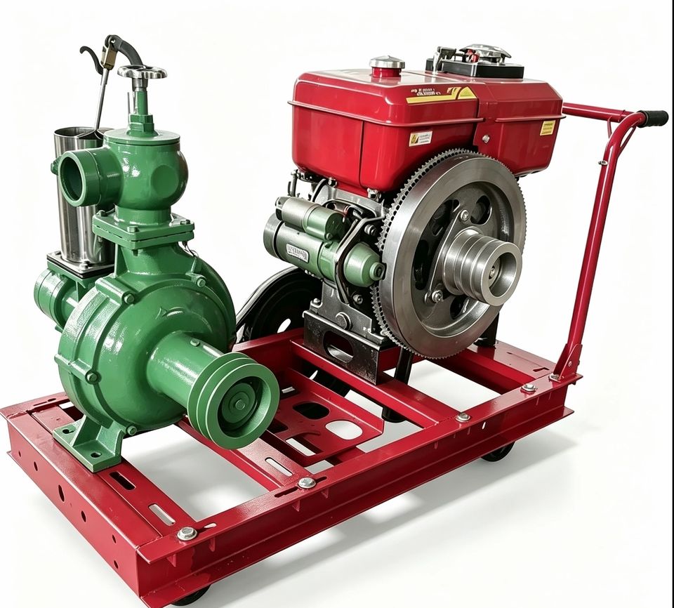 Diesel Water Pump 3 4 6 Inch Metal Irrigation System Remote Monitoring ...