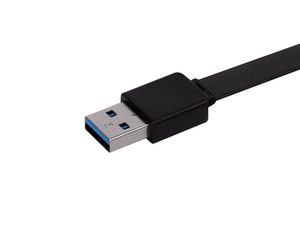 Flat <strong>USB</strong> <strong>Type</strong>-C to <strong>Type</strong>-A 3.2 Gen1 Charge and Sync Cable - 5Gbps, 3 Amp Charging, Reversible <strong>Connector</strong> - Product Image 3