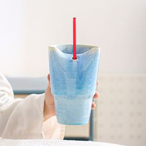 Tasse à café en céramique en stock, design moderne et minimaliste, portable, pour la maison et l'extérieur, vente chaude - Product Image 4