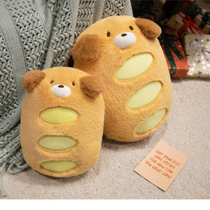 Nuevo Cojín de Peluche con Forma de Perro de Pan de Dibujos Animados, Cojín de Baguette Kang Le Wu, Juguete de Peluche, Muñeca. - Product Image 4