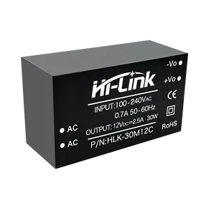 HILINK 220v/110v Ac To Dc 12v 3a Circuit HiLink 30W12V Power Converter Module HLK-30M12C