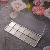 Palette d'ombres à paupières magnétique personnalisée Conteneur Boîte à cosmétiques Plastique ABS recyclé 20.5x8x2mm Dimensions Logo/Graphique personnalisable