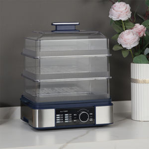 Vaporera Eléctrica Doméstica con Bandejas de Acero Inoxidable, Multi-Nivel, Cocina Saludable, Sunsir OEM/ODM - Product Image 6
