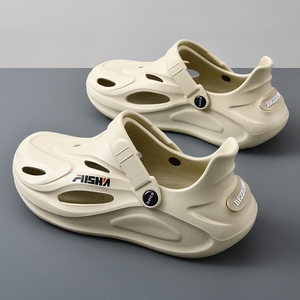 Sabots en EVA pour femmes, <span class=keywords><strong>sandales</strong></span> fermées pour hommes, chaussures de plage/randonnée/rivière, pantoufles, chaussures de travail pour chefs, logo personnalisé - Product Image 5