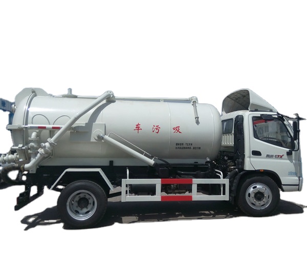 5cbm foton hệ thống thoát nước Jetting xe tải Hydro jetter áp lực cao phun vòi phun nước thải hút xe tải để bán